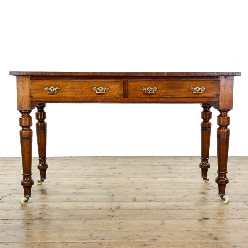 fig 1. Antique Late Victorian Mahogany Library Desk