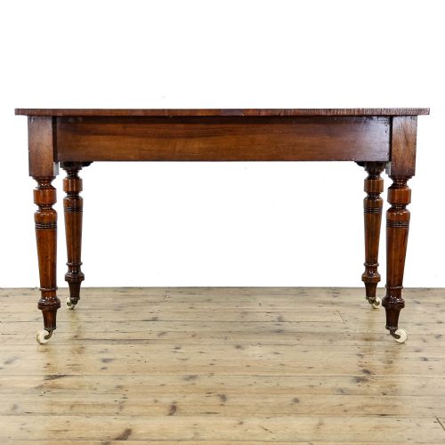 fig 3. Antique Late Victorian Mahogany Library Desk