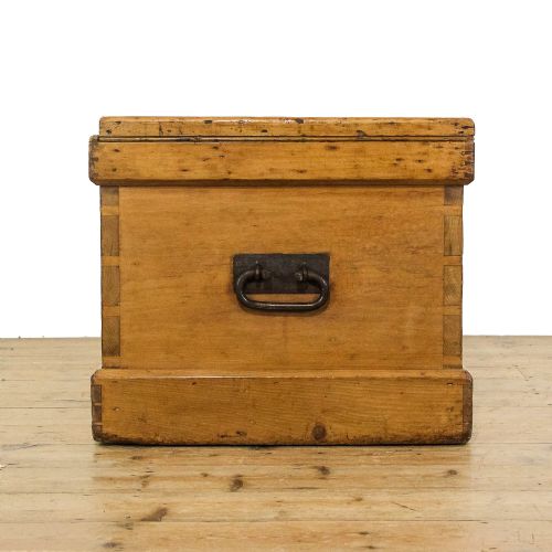 fig 1. Antique 19th Century Pine Chest