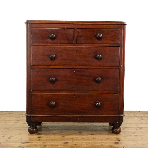 Antique Victorian Mahogany Chest of Drawers
