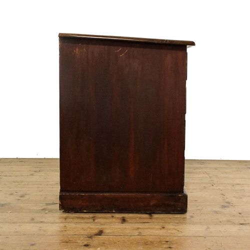 ANTIQUE EDWARDIAN MAHOGANY PEDESTAL DESK - ADDITIONAL PHOTO 1