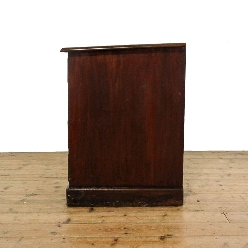 ANTIQUE EDWARDIAN MAHOGANY PEDESTAL DESK - ADDITIONAL PHOTO 3