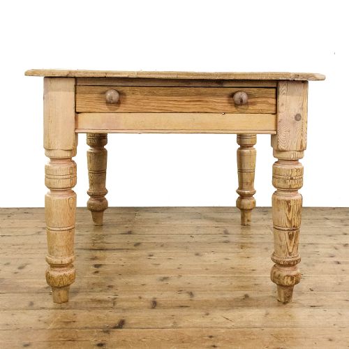 fig 1. Rustic Pine Kitchen Table
