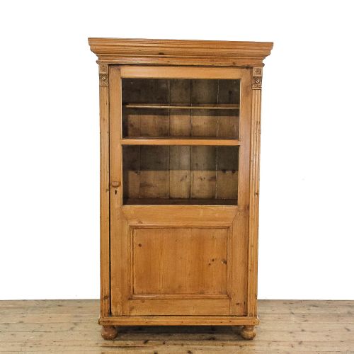 20th Century Pine Display Cupboard