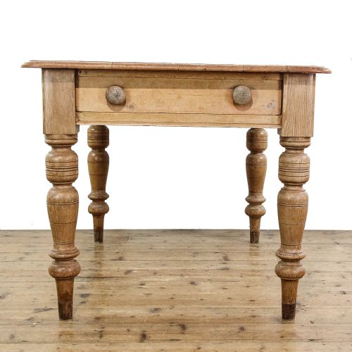 fig 1. Antique Victorian Pine Kitchen Table