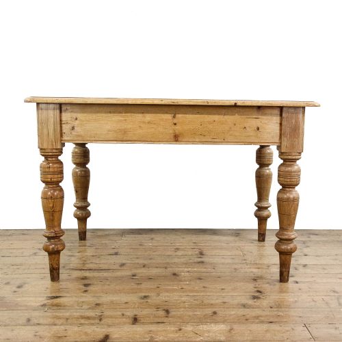 fig 2. Antique Victorian Pine Kitchen Table