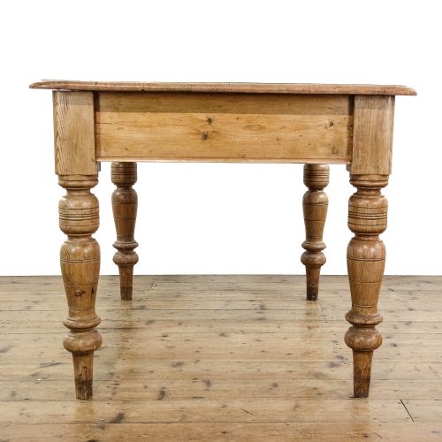 fig 3. Antique Victorian Pine Kitchen Table
