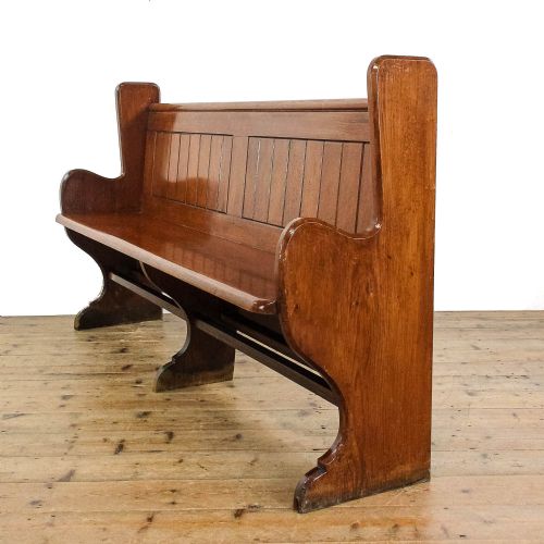 Antique Chapel Pew
