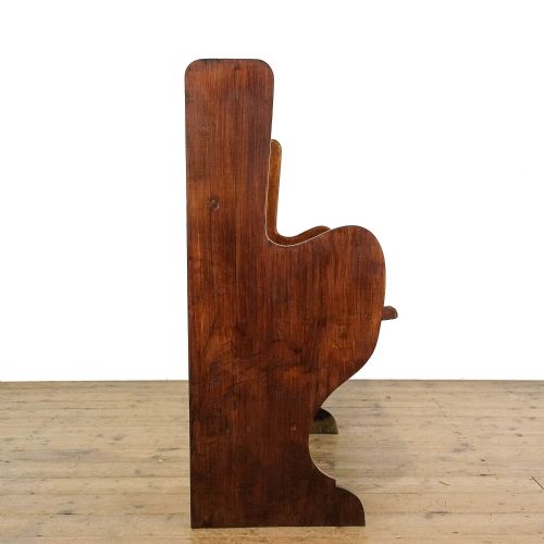 fig 2. Antique Chapel Pew