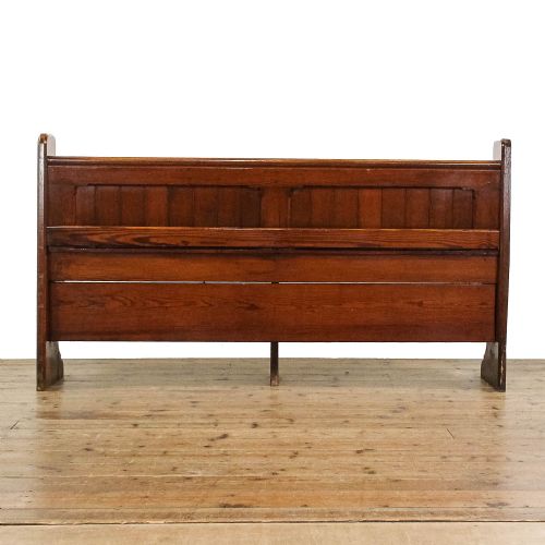 fig 3. Antique Chapel Pew