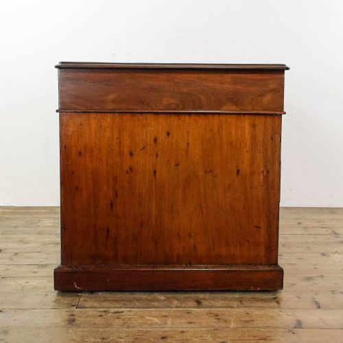 fig 1. Antique 19th Century Mahogany Pedestal Desk