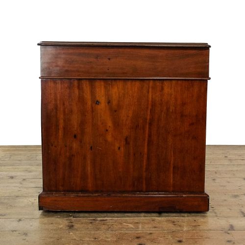 fig 3. Antique 19th Century Mahogany Pedestal Desk