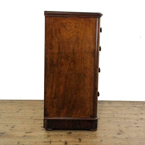 fig 1. Antique Victorian Mahogany Chest of Drawers
