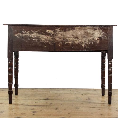 fig 3. Antique Regency Mahogany Bow Front Side Table