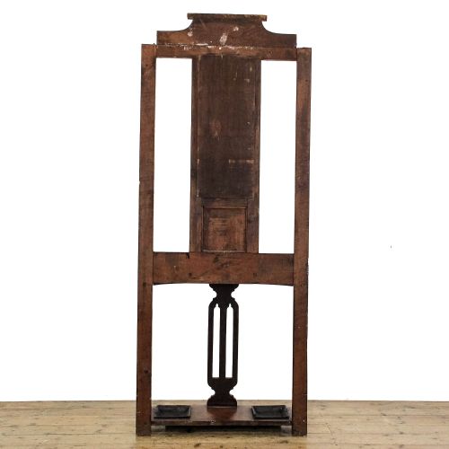 fig 3. Antique Early 20th Century Mahogany Hall Stand
