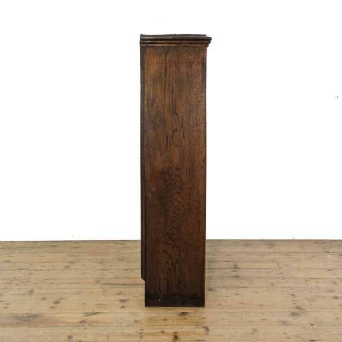 fig 1. Antique Carved Oak Bookcase