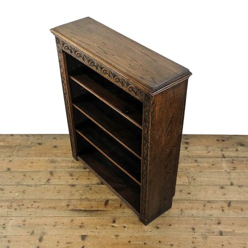 fig 3. Antique Carved Oak Bookcase