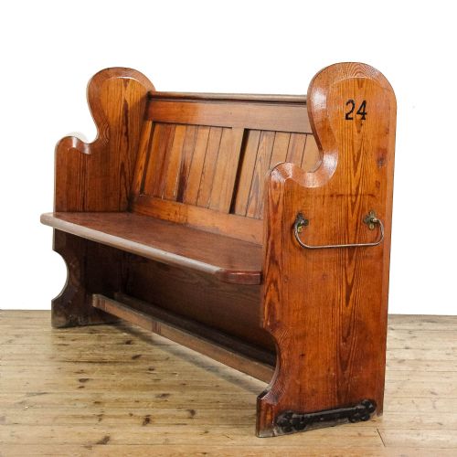 Antique Chapel Pew
