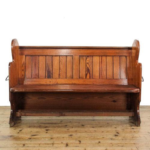 fig 1. Antique Chapel Pew
