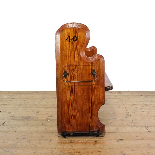fig 2. Antique Chapel Pew
