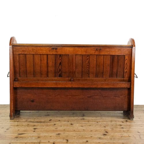 fig 3. Antique Chapel Pew
