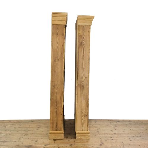 fig 2. Two Rustic Pine Bookcases