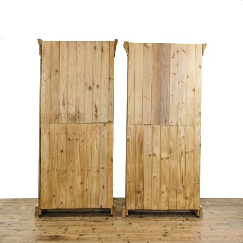 fig 3. Two Rustic Pine Bookcases