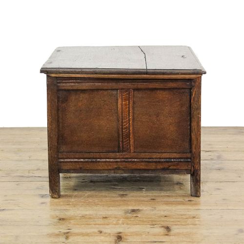 fig 1. Antique 17th Century Small Oak Coffer