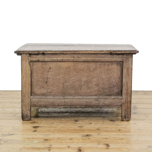 fig 3. Antique 17th Century Small Oak Coffer