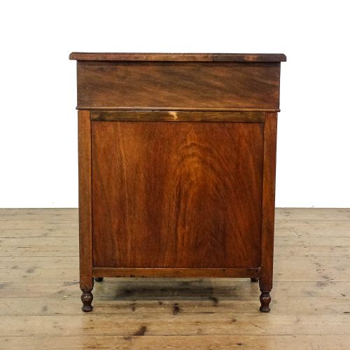 fig 3. Antique Late Victorian Walnut Pedestal Desk