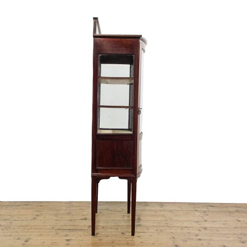 fig 3. Antique Edwardian Mahogany Inlaid Display Cabinet