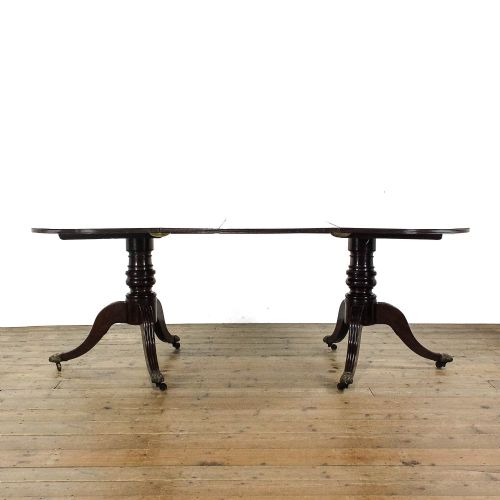 fig 1. Antique Mahogany Regency Extendable Table