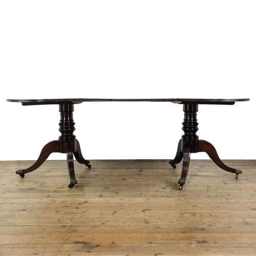 fig 3. Antique Mahogany Regency Extendable Table