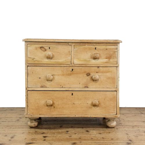 Antique Victorian Pine Chest of Drawers
