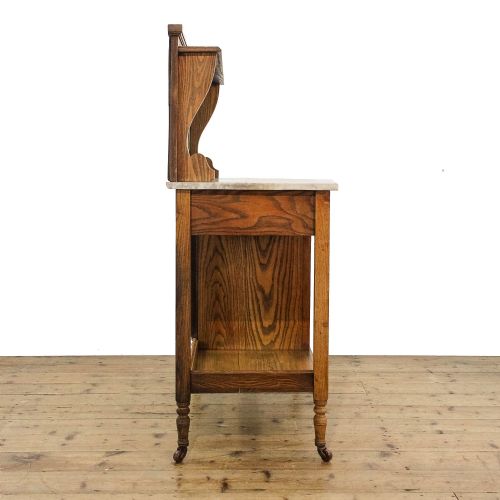 fig 3. Antique Pine Washstand with Marble Top