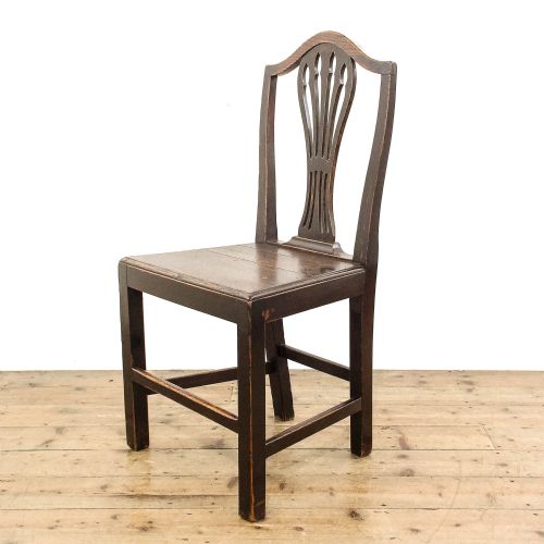 fig 3. Set of Six Similar Antique Oak Chairs