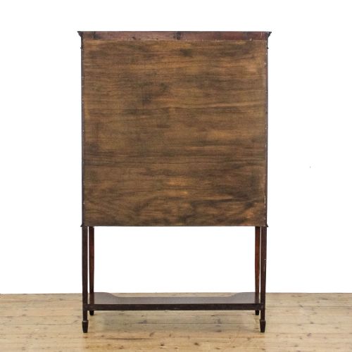 fig 3. Antique Edwardian Inlaid Mahogany Display Cabinet
