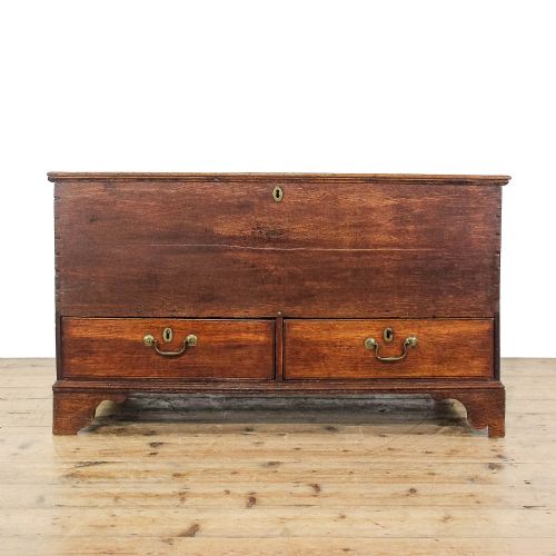 Antique 18th Century Oak Mule Chest
