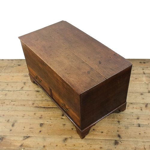 fig 2. Antique 18th Century Oak Mule Chest
