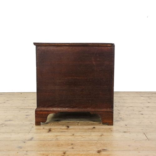 fig 3. Antique 18th Century Oak Mule Chest