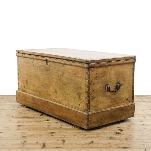 Antique Victorian Pine Trunk
