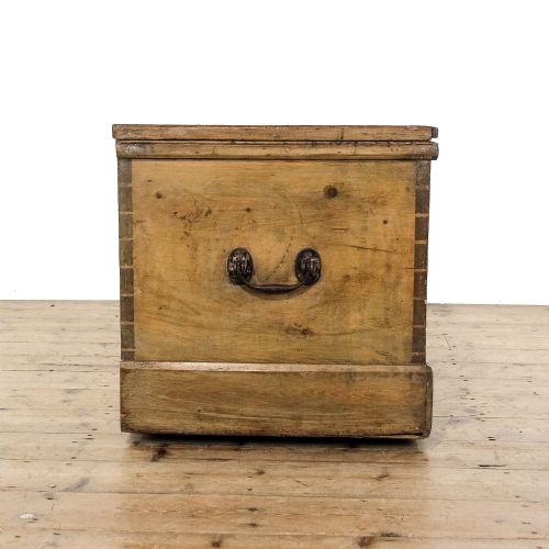 fig 2. Antique Victorian Pine Trunk
