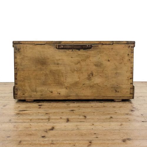 fig 3. Antique Victorian Pine Trunk
