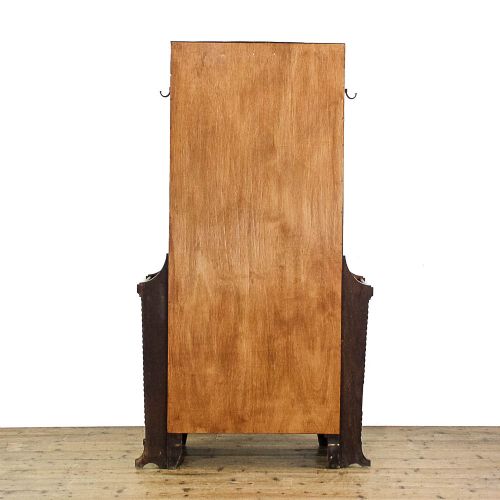 fig 2. Antique Early 20th Century Oak Hall Wardrobe