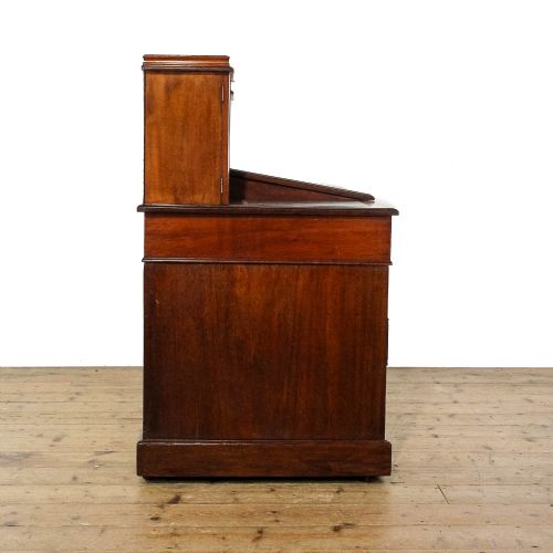 fig 2. Antique Edwardian Walnut Pedestal Desk