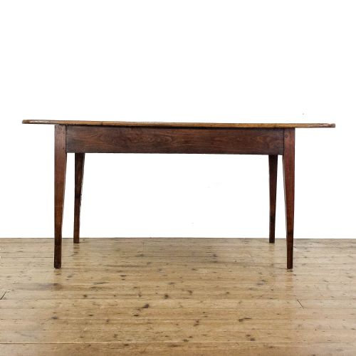 fig 3. Antique 19th Century Elm Farmhouse Table