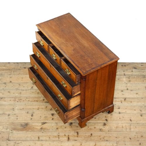 fig 2. Antique George III Oak Chest of Drawers
