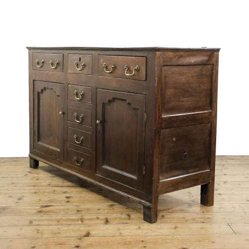 Antique Early 19th Century North Wales Oak Dresser Base

