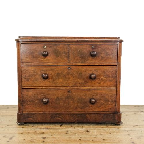 fig 2. Antique Mahogany Chest of Drawers
