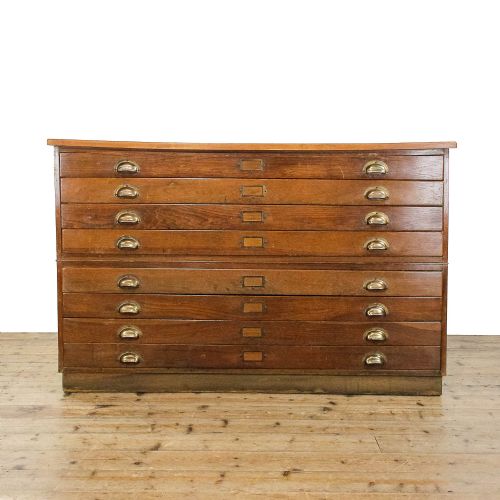 Vintage Large Architects Plan Chest
